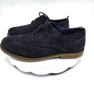 Joseph Abboud Shoes Men 10 Robert II Oxford Blue Dress